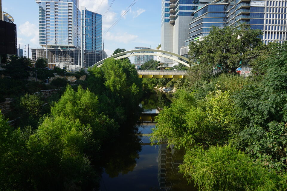 The redeveloped Seaholm district on the downtown Austin waterfront